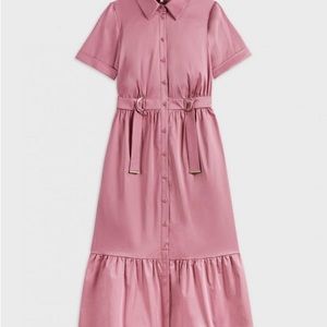 Ted Baker Luuciiy Shirt Dress In Rose, 14